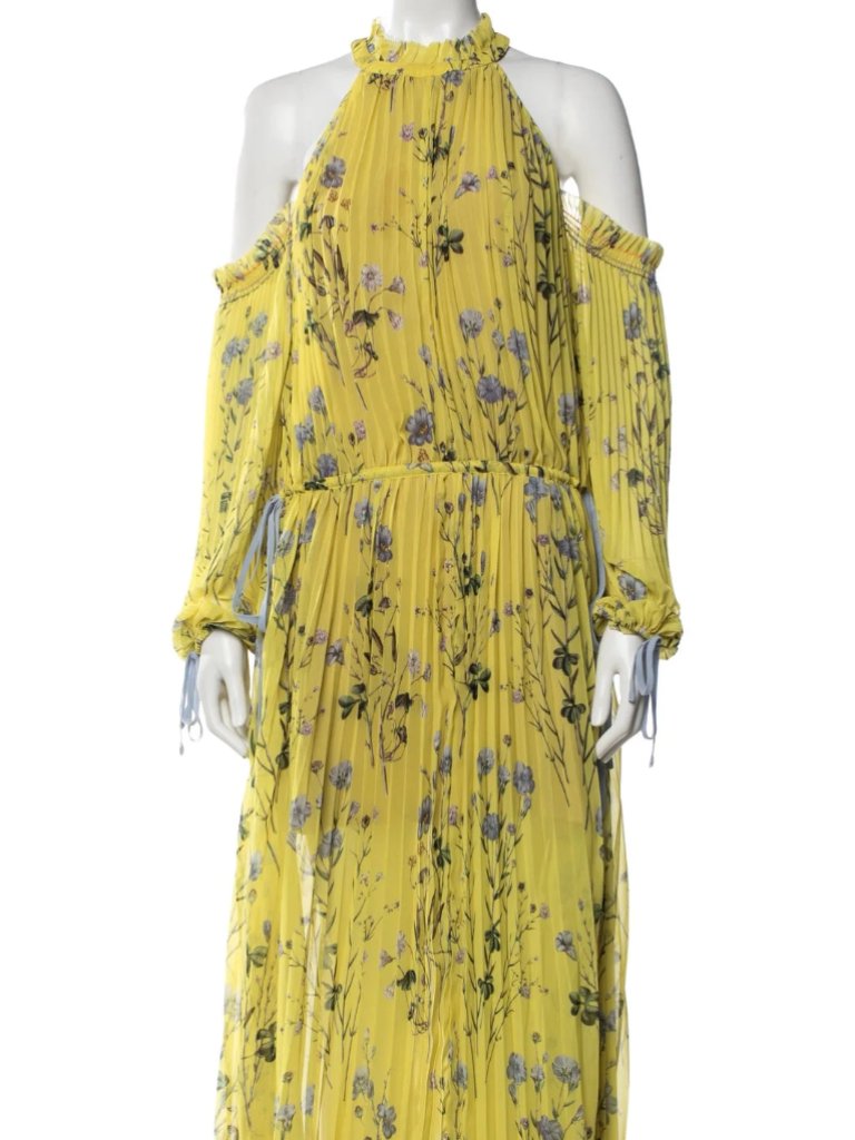 Self Portrait Floral Print Long Dress